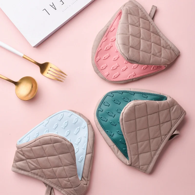 Oven Mitt Silicone - Guanti da forno antiscottatura da cucina
