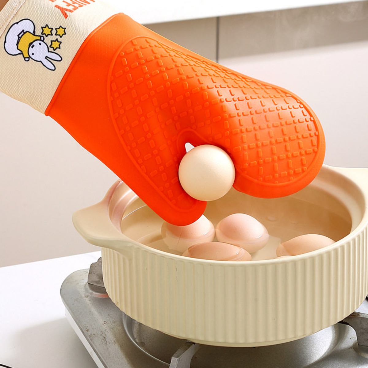 Oven Mitt Silicone - Guanti in silicone resistenti al calore