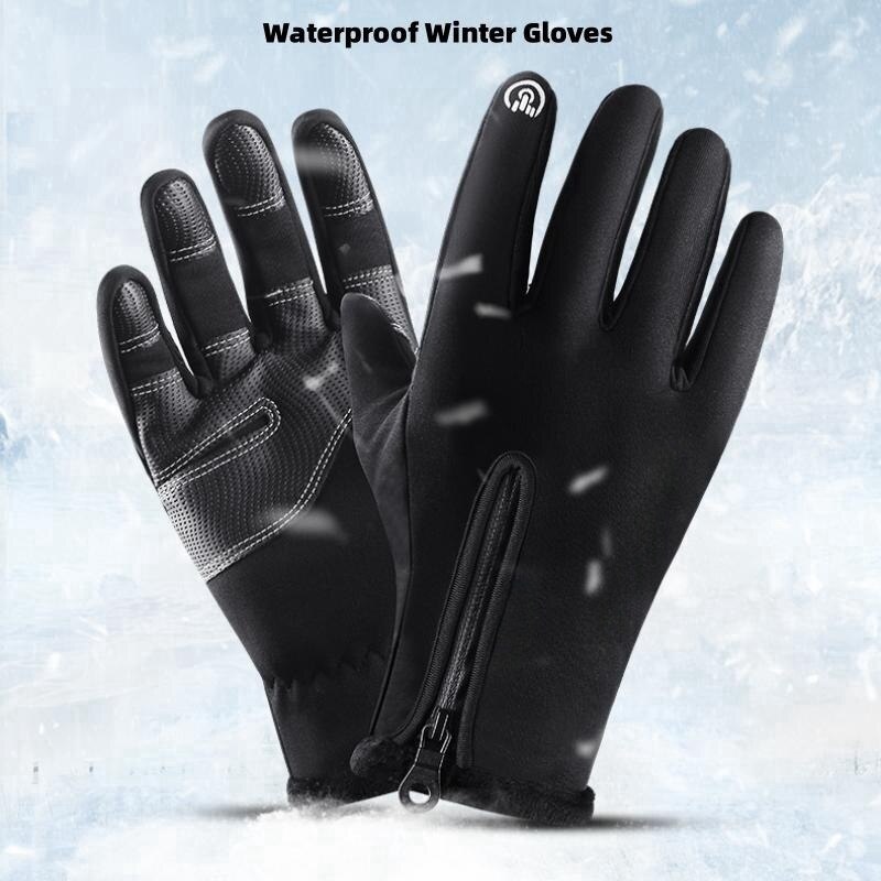 Leather Driving Glove - Guanti invernali caldi uomo donna Touch
