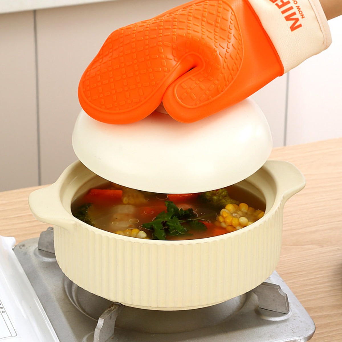 Guanti in silicone resistenti  - Oven Mitt Silicone recensione e prezzo